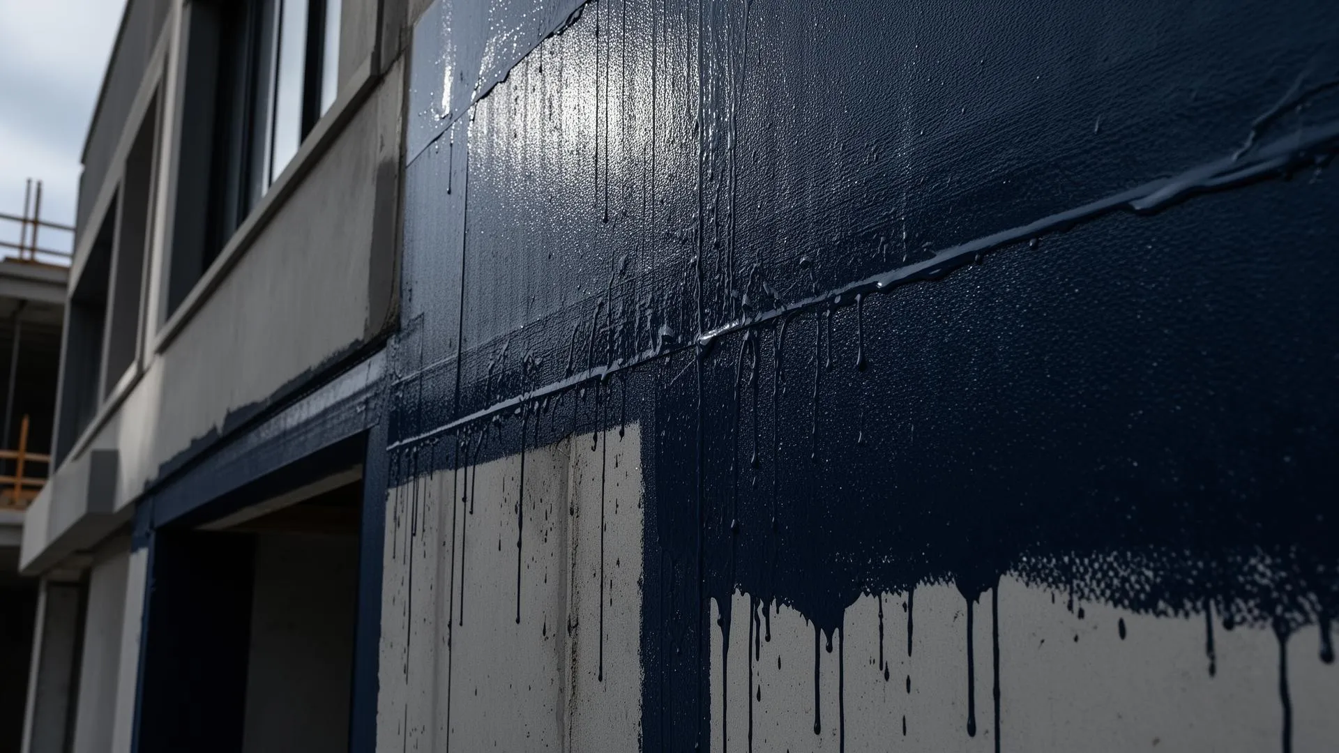 Waterproofing inspection site