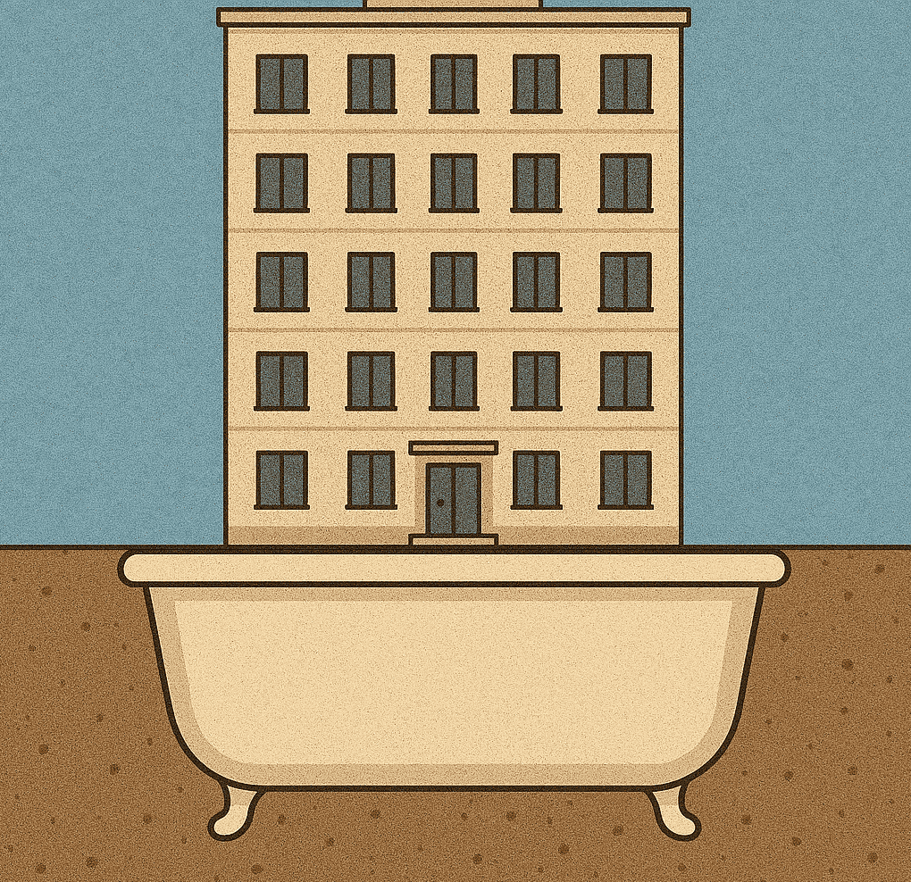 TANKED OR DRAINED, TREAT YOUR BASEMENT LIKE A BATHTUB.