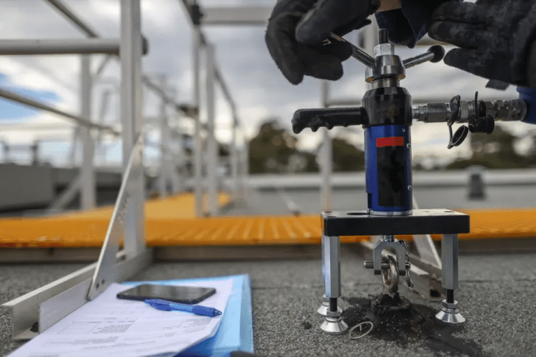 Fastener Anchor pull testing