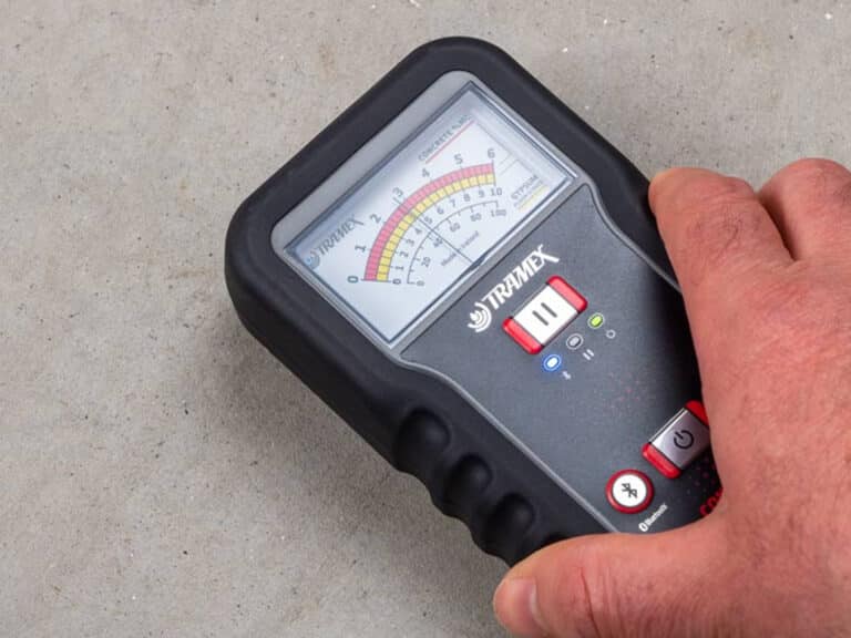 Surface Moisture Content Testing