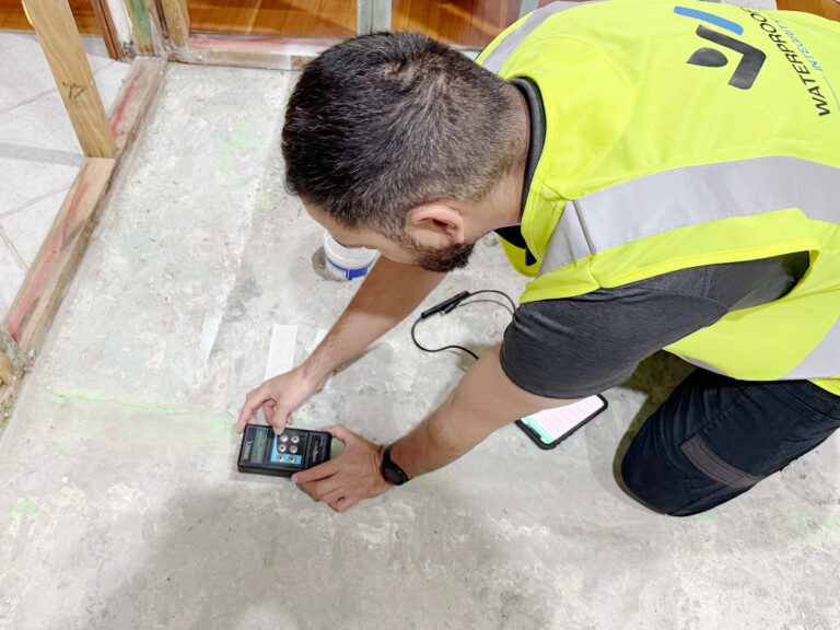 Surface Moisture Content Testing