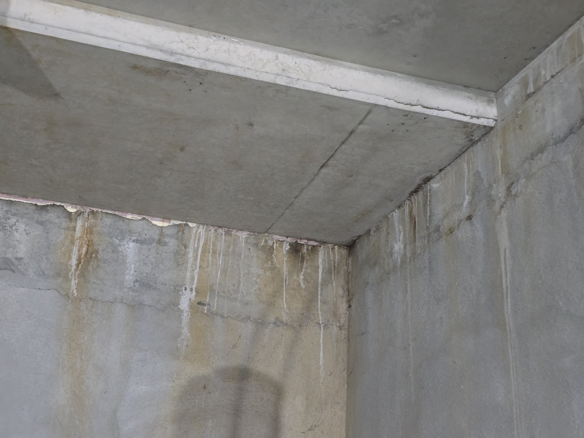 Basement waterproofing Issue